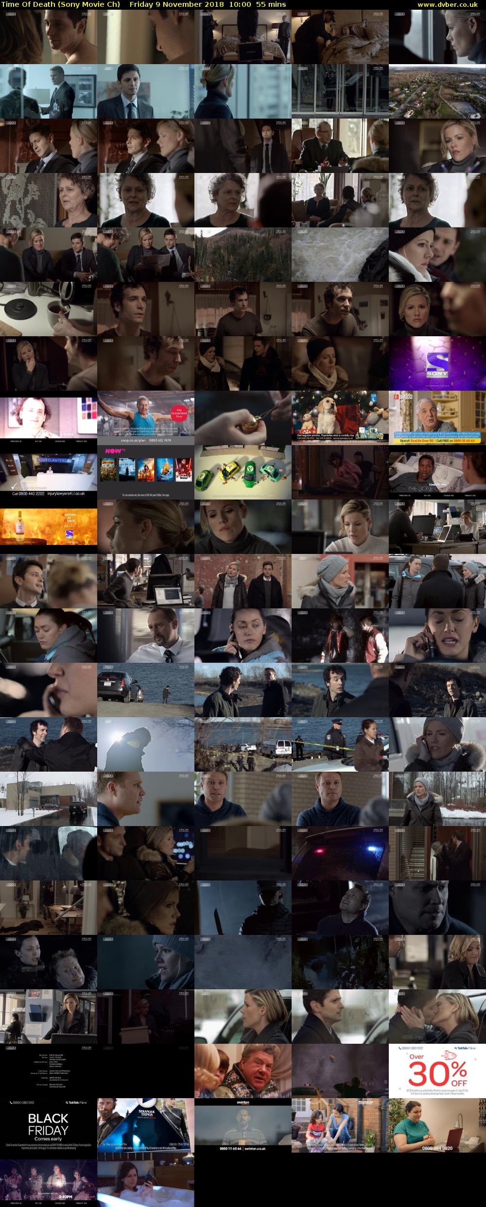 Time Of Death (Sony Movie Ch) Friday 9 November 2018 10:00 - 10:55