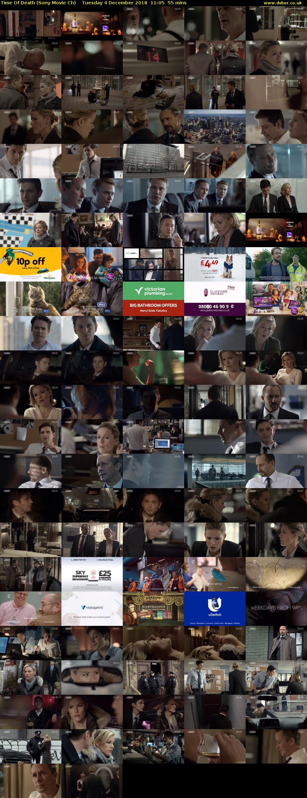 Time Of Death (Sony Movie Ch) Tuesday 4 December 2018 11:05 - 12:00