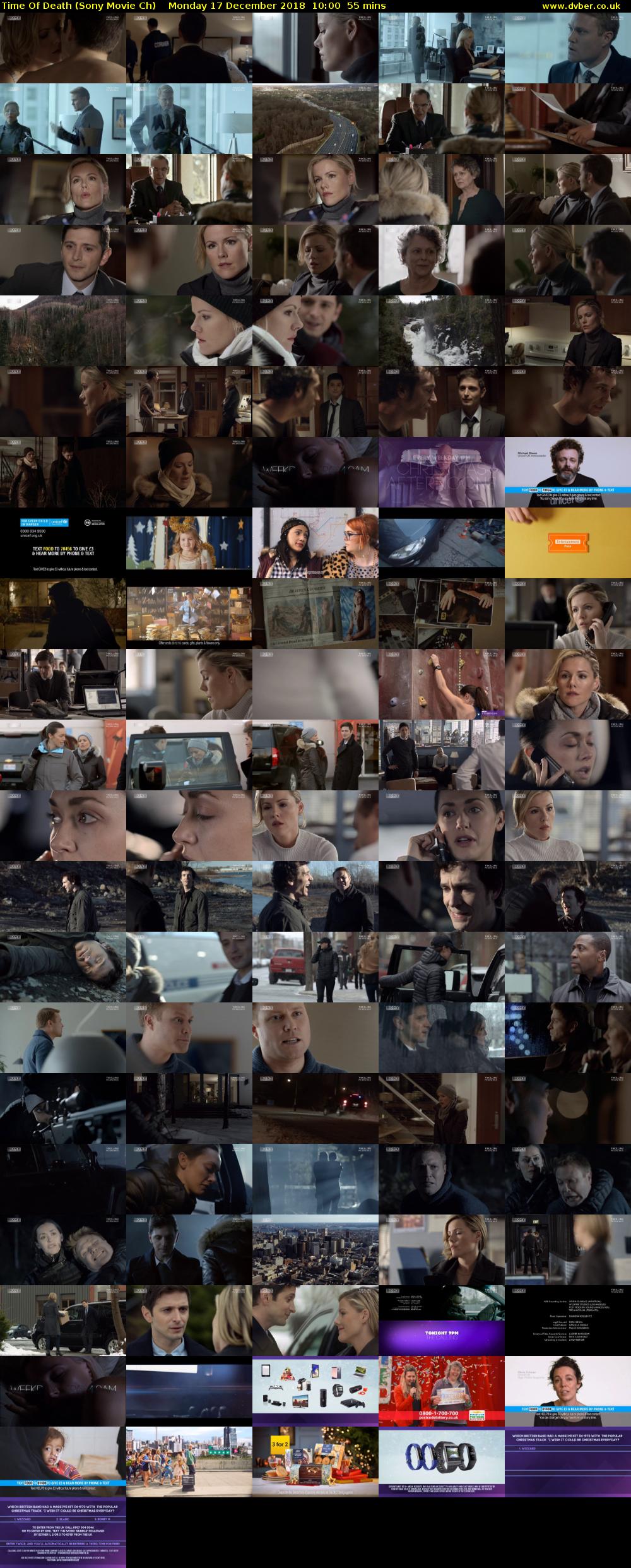 Time Of Death (Sony Movie Ch) Monday 17 December 2018 10:00 - 10:55