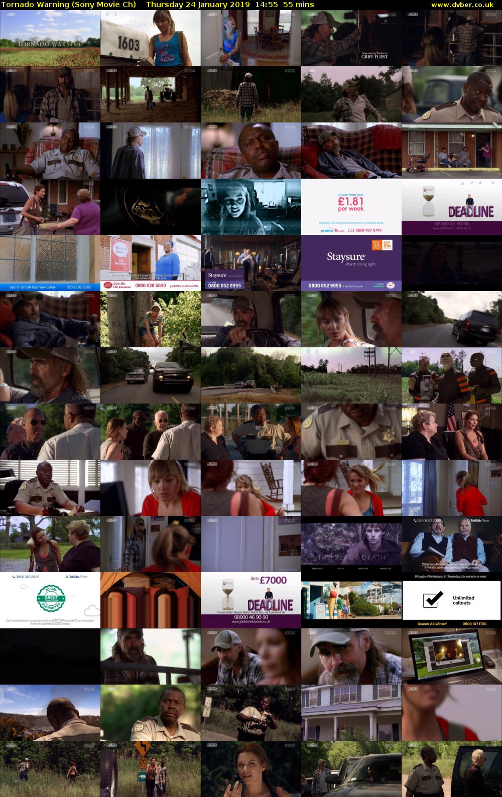 Tornado Warning (Sony Movie Ch) Thursday 24 January 2019 14:55 - 15:50