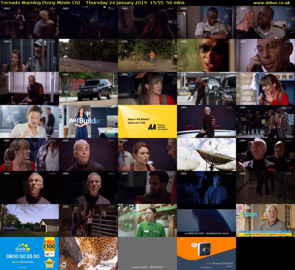 Tornado Warning (Sony Movie Ch) Thursday 24 January 2019 15:55 - 16:45