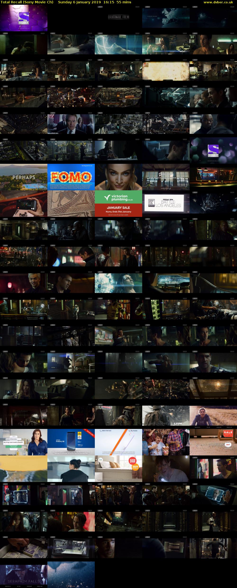 Total Recall (Sony Movie Ch) Sunday 6 January 2019 16:15 - 17:10