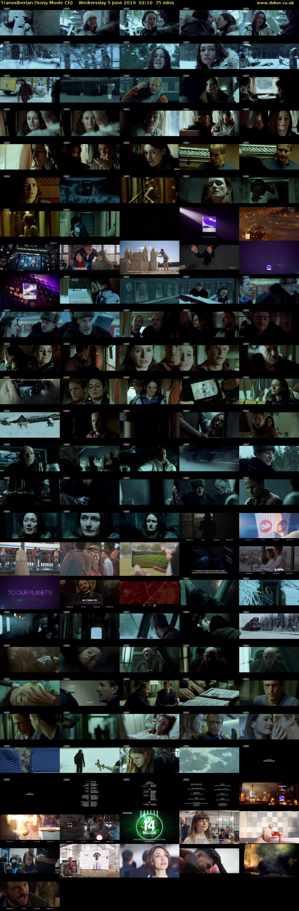 Transsiberian (Sony Movie Ch) Wednesday 5 June 2019 02:10 - 03:25