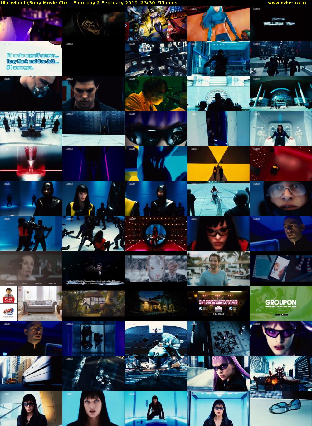 Ultraviolet (Sony Movie Ch) Saturday 2 February 2019 23:30 - 00:25