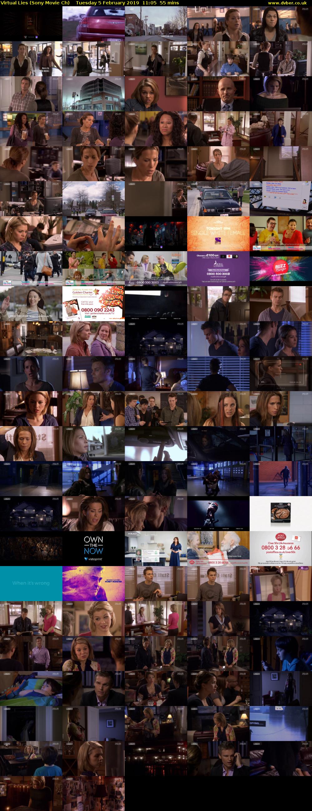 Virtual Lies (Sony Movie Ch) Tuesday 5 February 2019 11:05 - 12:00