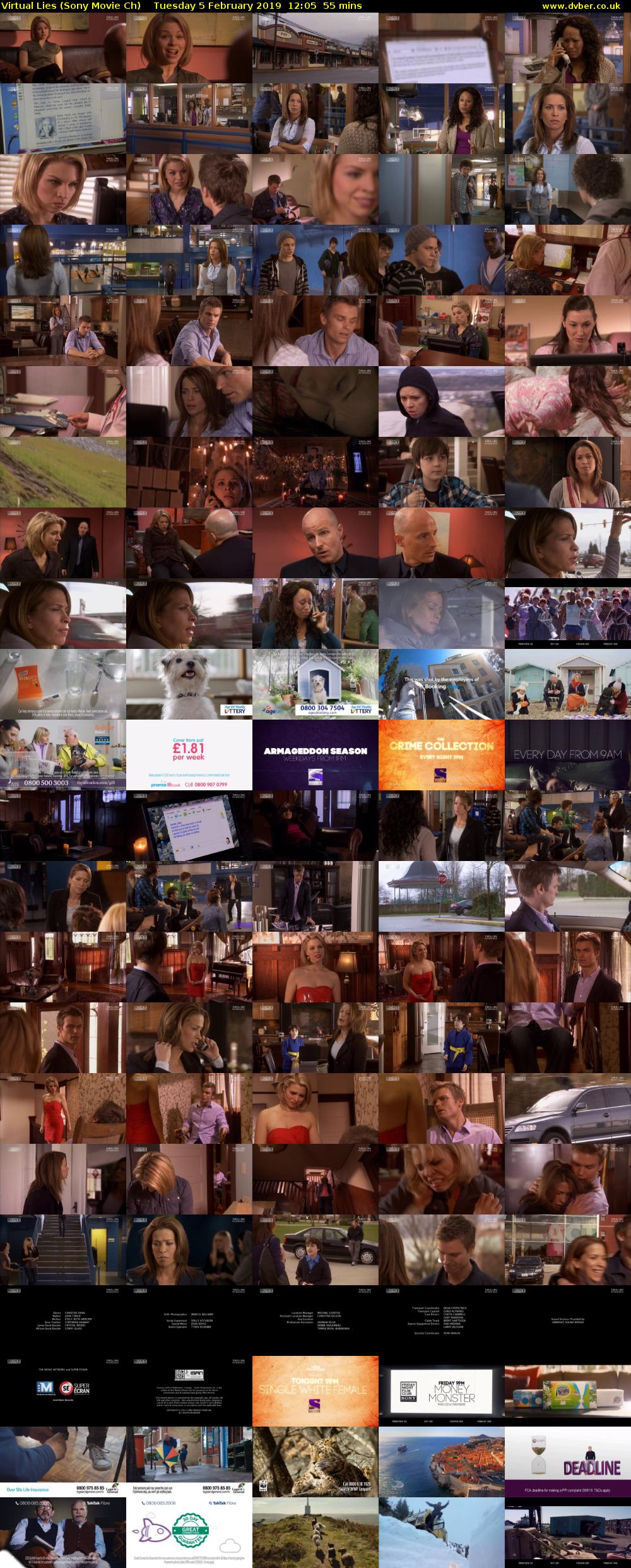 Virtual Lies (Sony Movie Ch) Tuesday 5 February 2019 12:05 - 13:00