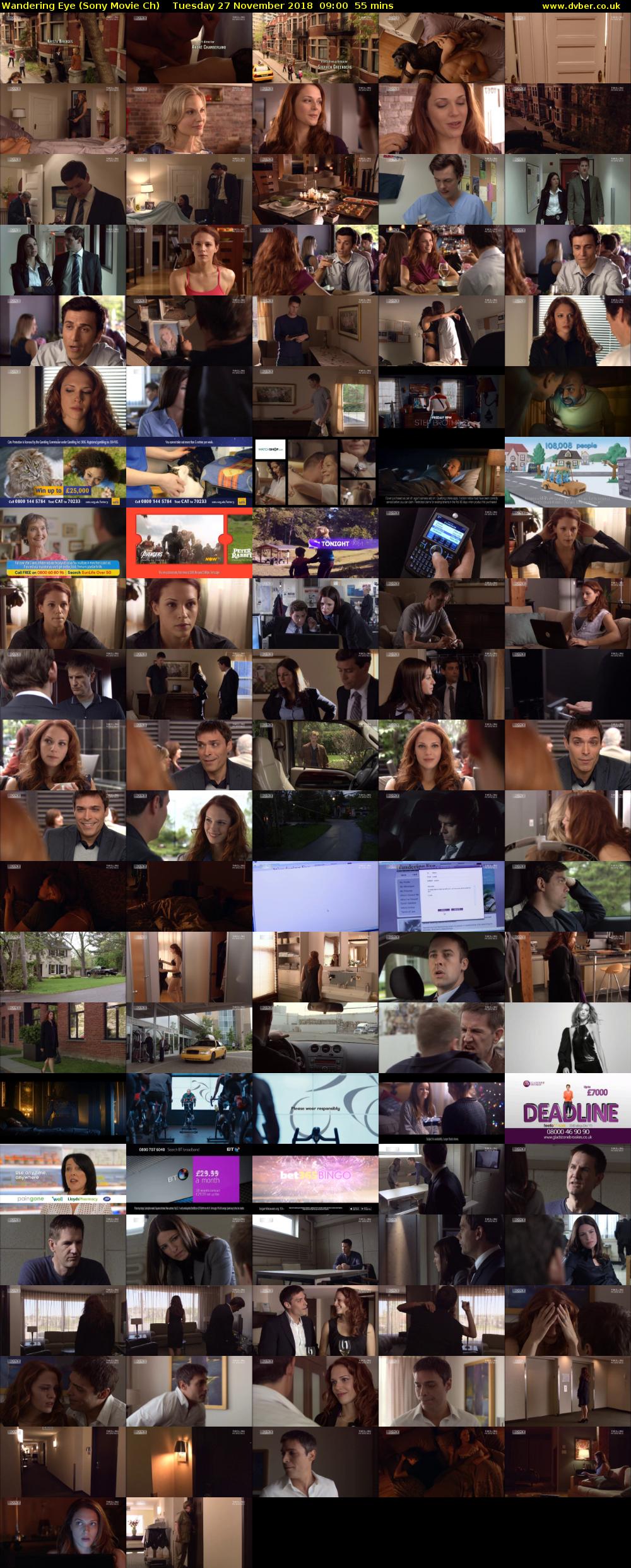 Wandering Eye (Sony Movie Ch) Tuesday 27 November 2018 09:00 - 09:55