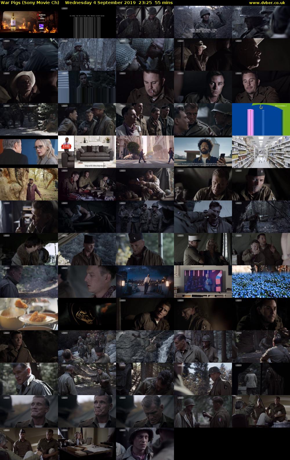 War Pigs (Sony Movie Ch) Wednesday 4 September 2019 23:25 - 00:20