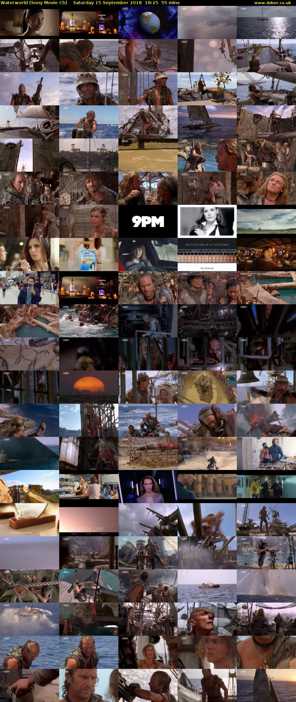 Waterworld (Sony Movie Ch) Saturday 15 September 2018 18:25 - 19:20