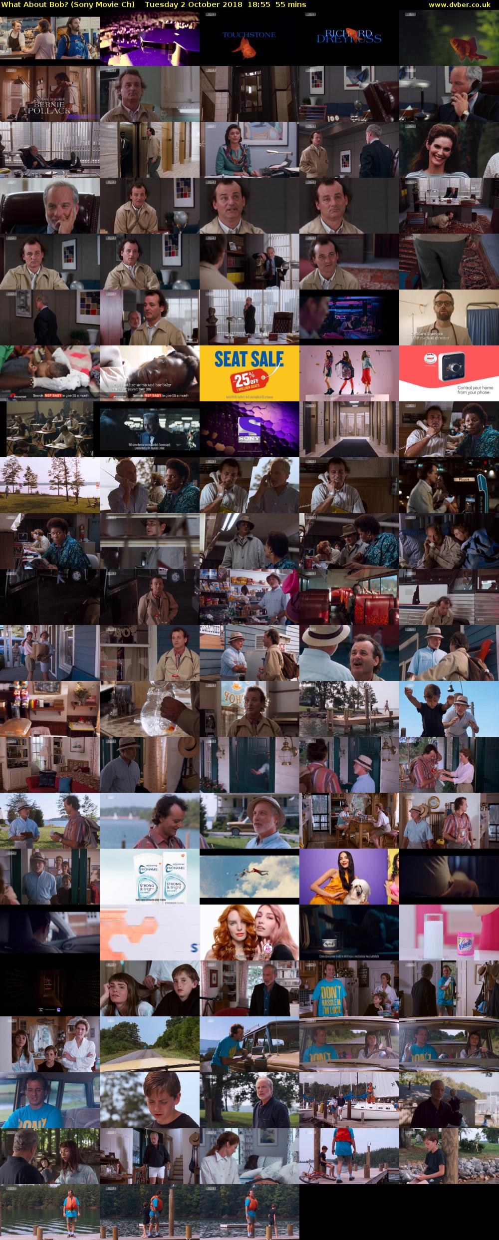 What About Bob? (Sony Movie Ch) Tuesday 2 October 2018 18:55 - 19:50