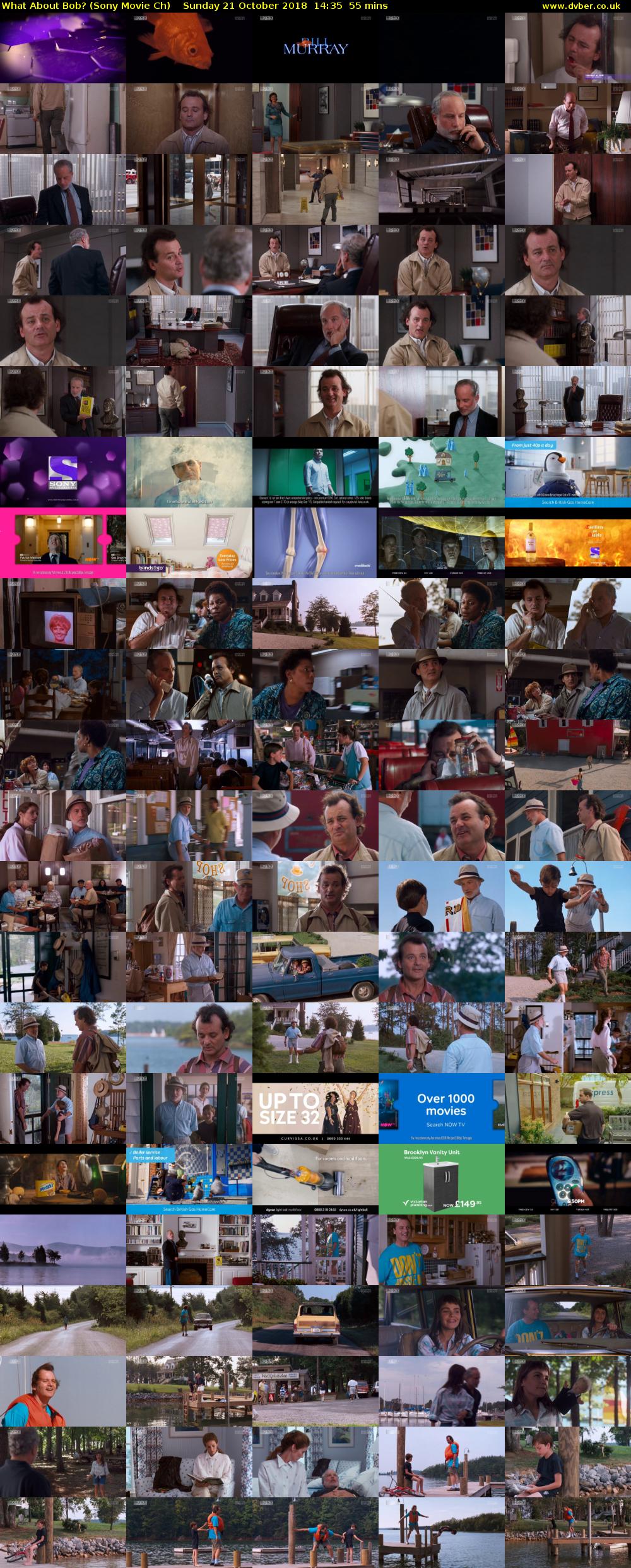 What About Bob? (Sony Movie Ch) Sunday 21 October 2018 14:35 - 15:30