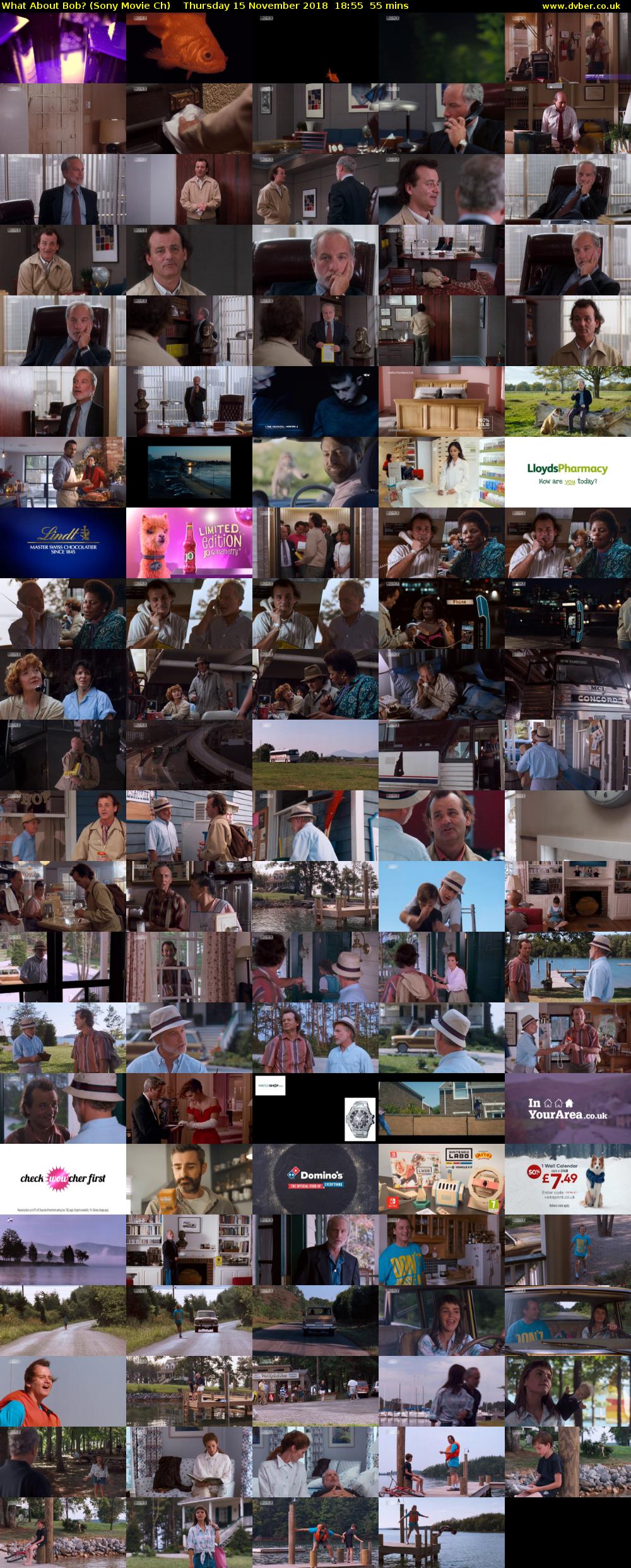 What About Bob? (Sony Movie Ch) Thursday 15 November 2018 18:55 - 19:50