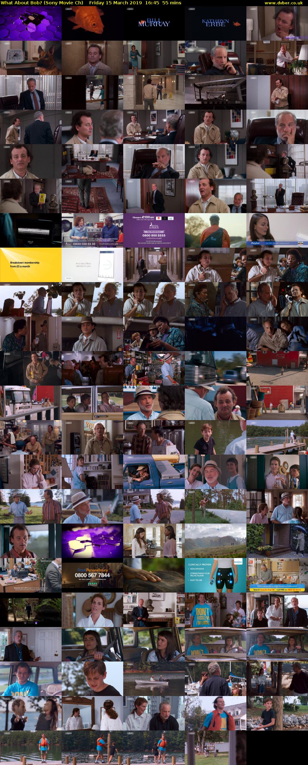 What About Bob? (Sony Movie Ch) Friday 15 March 2019 16:45 - 17:40