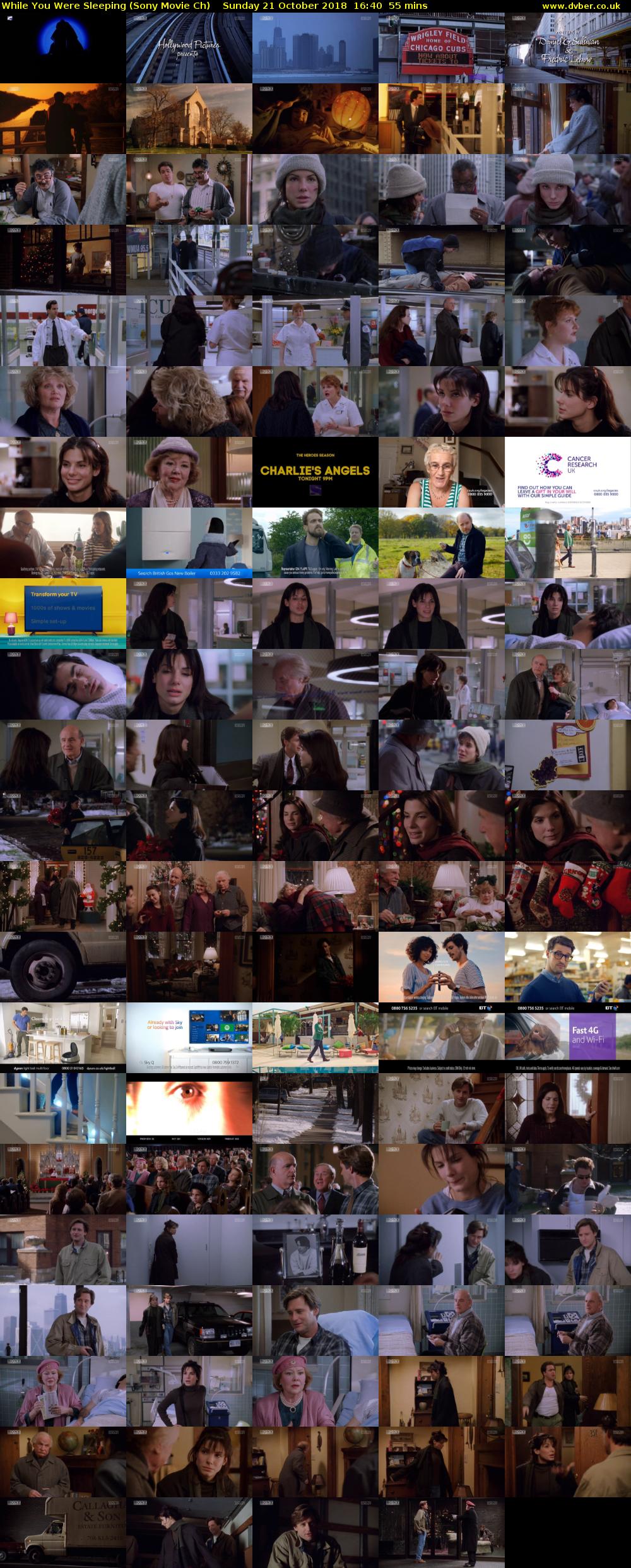 While You Were Sleeping (Sony Movie Ch) Sunday 21 October 2018 16:40 - 17:35