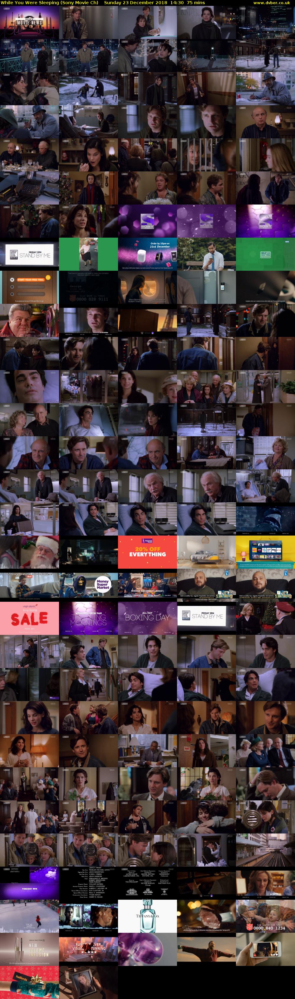 While You Were Sleeping (Sony Movie Ch) Sunday 23 December 2018 14:30 - 15:45