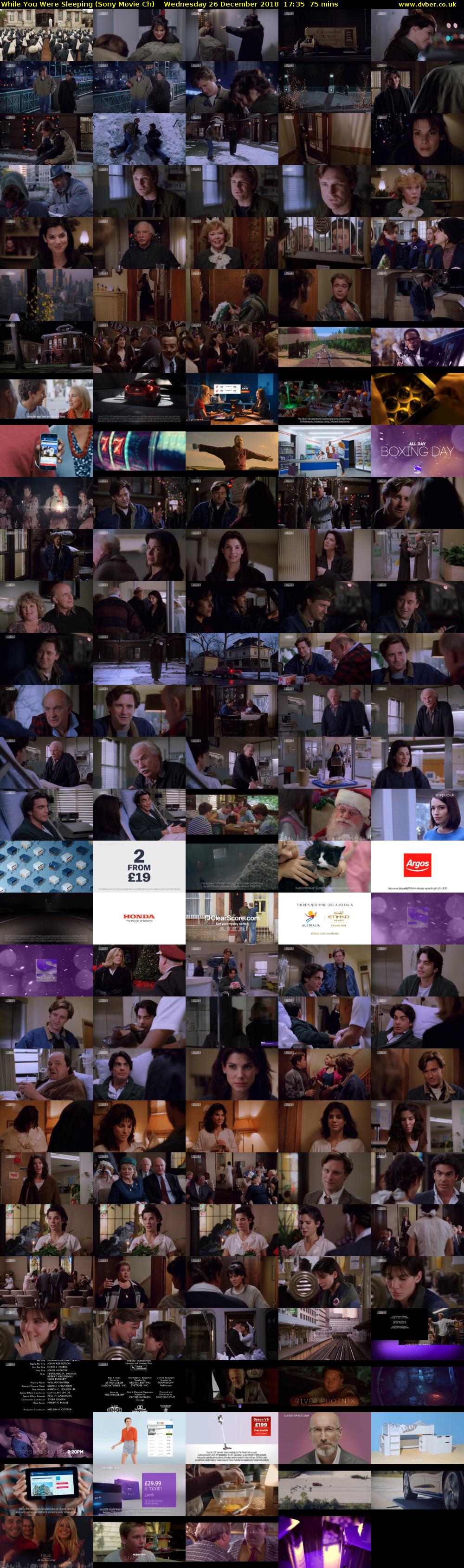 While You Were Sleeping (Sony Movie Ch) Wednesday 26 December 2018 17:35 - 18:50