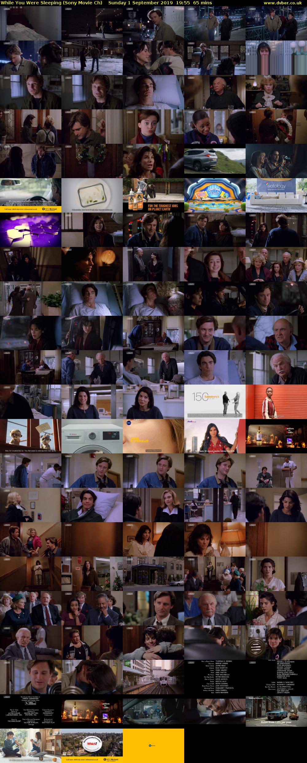 While You Were Sleeping (Sony Movie Ch) Sunday 1 September 2019 19:55 - 21:00