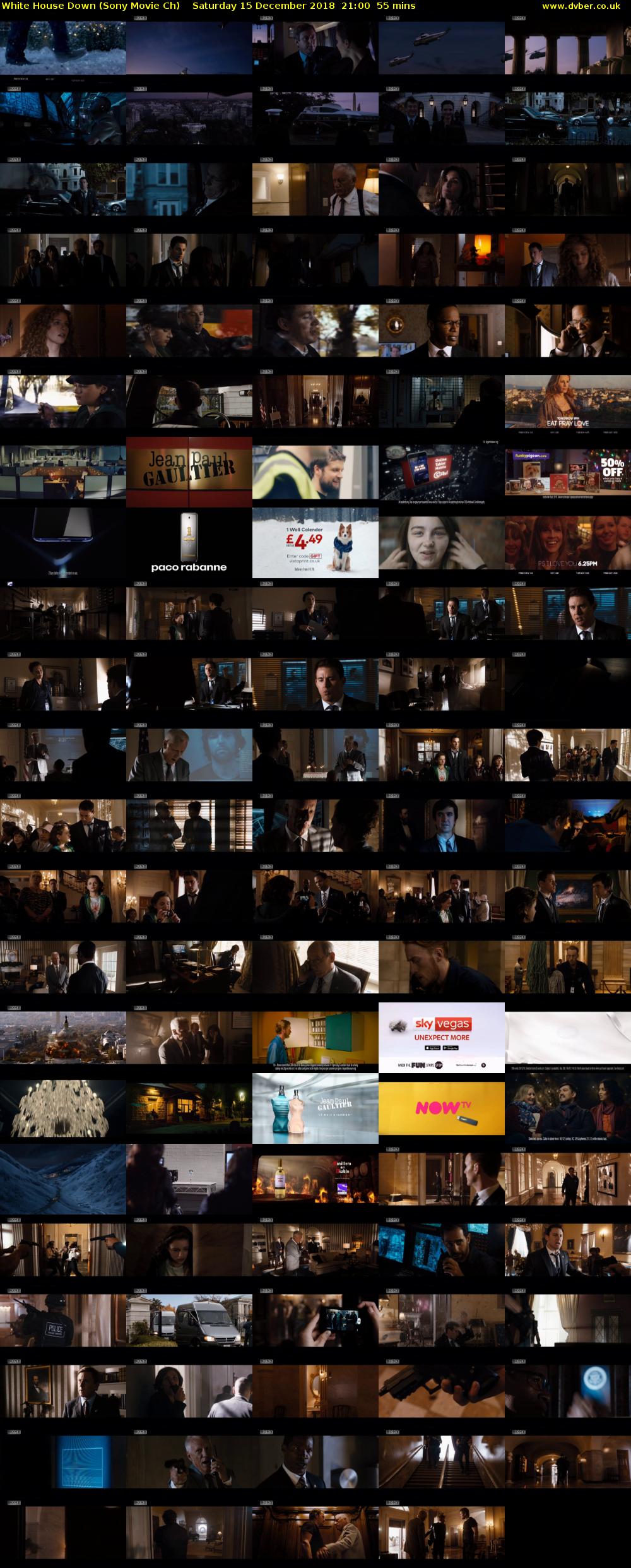 White House Down (Sony Movie Ch) Saturday 15 December 2018 21:00 - 21:55