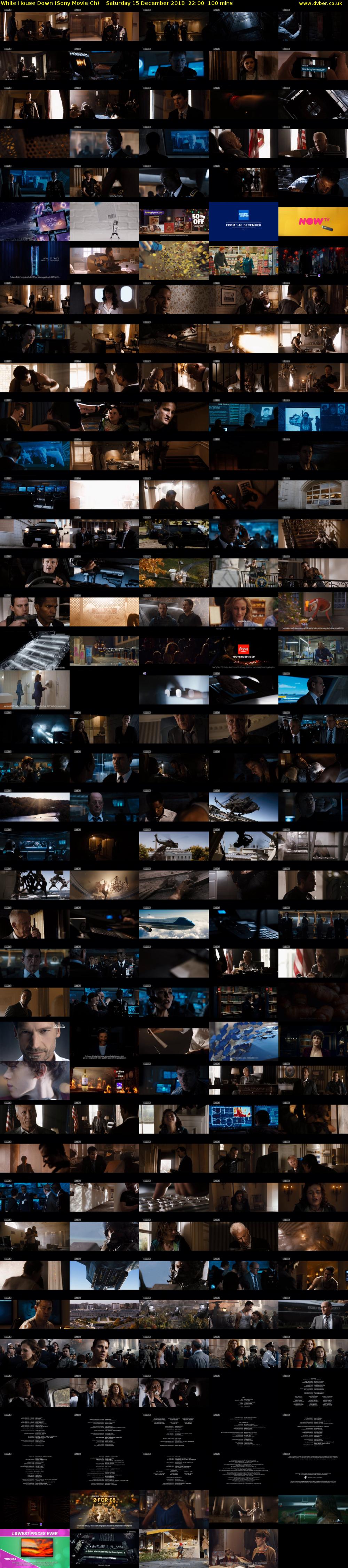 White House Down (Sony Movie Ch) Saturday 15 December 2018 22:00 - 23:40