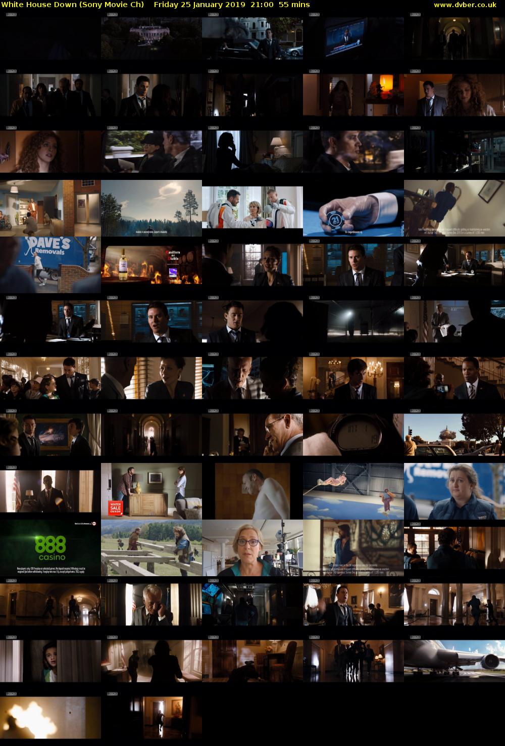 White House Down (Sony Movie Ch) Friday 25 January 2019 21:00 - 21:55