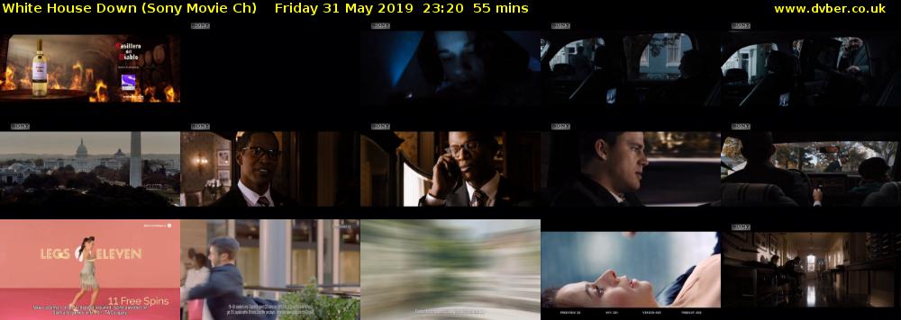 White House Down (Sony Movie Ch) Friday 31 May 2019 23:20 - 00:15