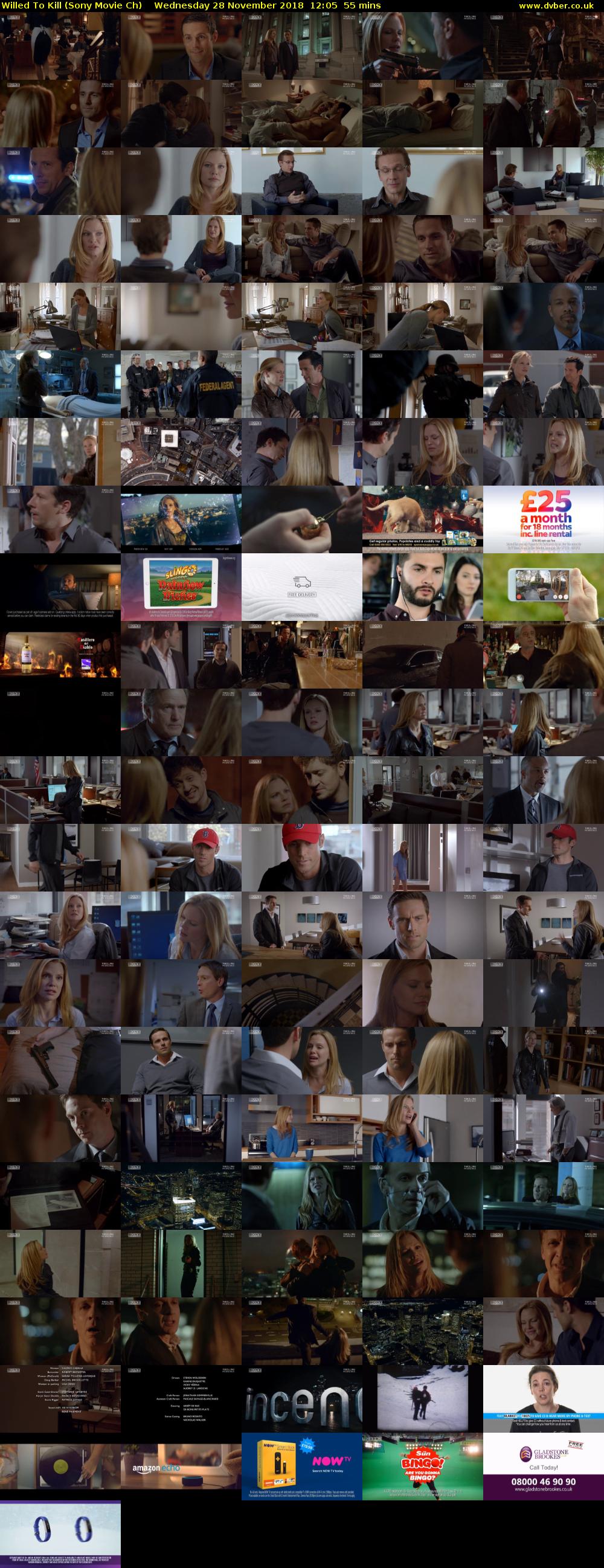 Willed To Kill (Sony Movie Ch) Wednesday 28 November 2018 12:05 - 13:00