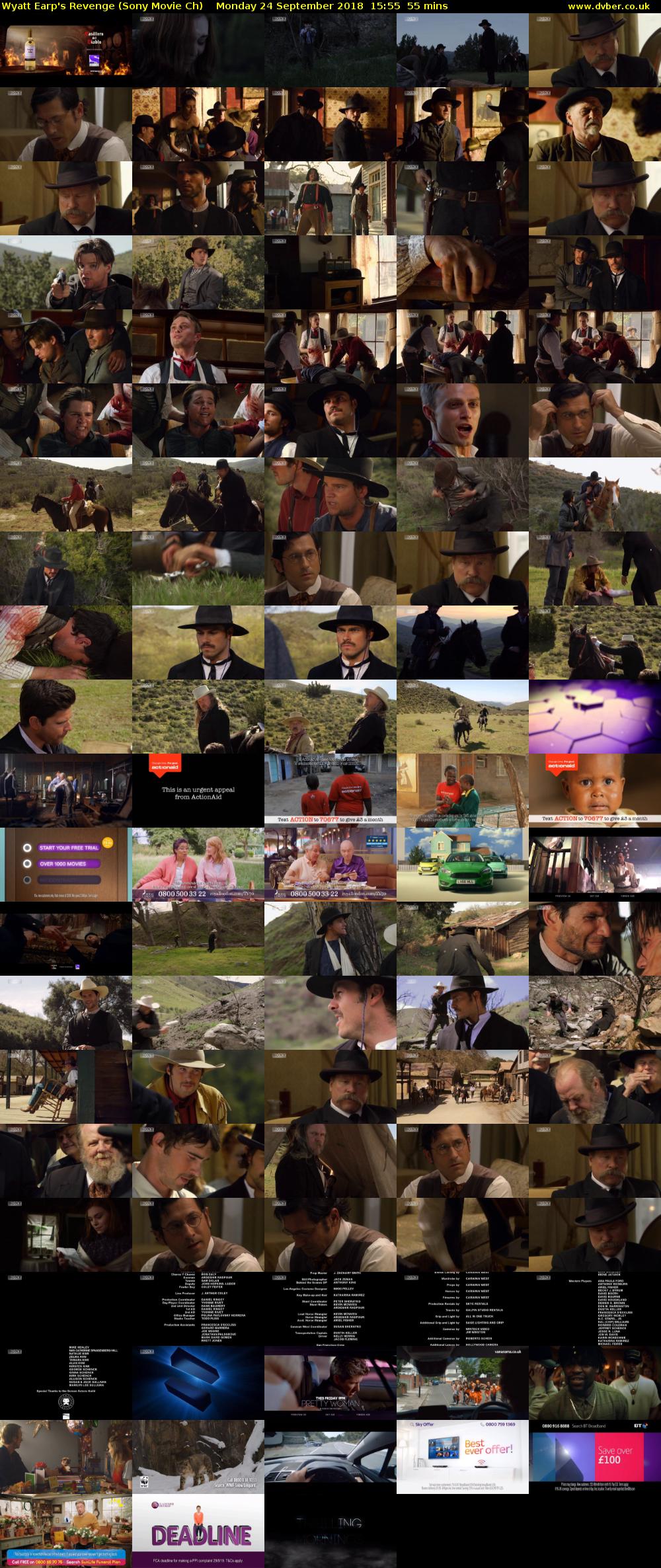 Wyatt Earp's Revenge (Sony Movie Ch) Monday 24 September 2018 15:55 - 16:50