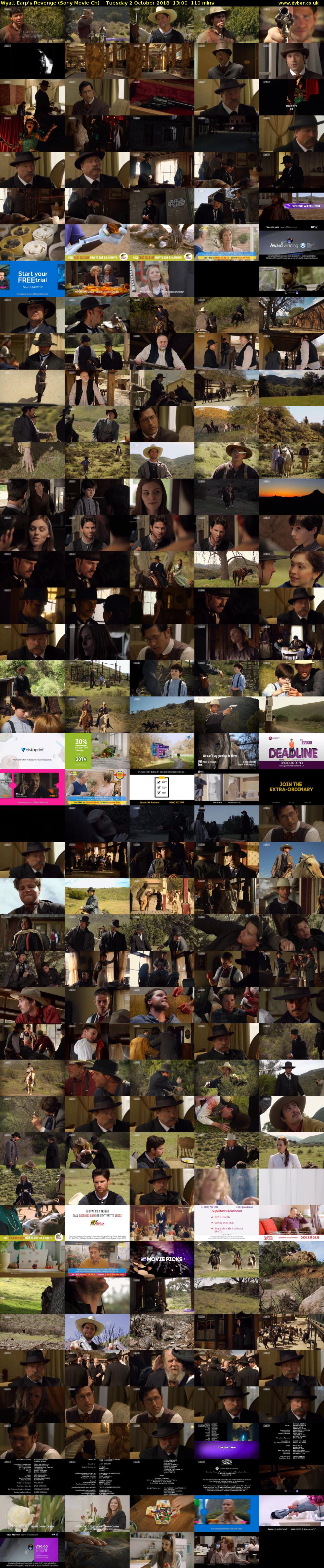 Wyatt Earp's Revenge (Sony Movie Ch) Tuesday 2 October 2018 13:00 - 14:50