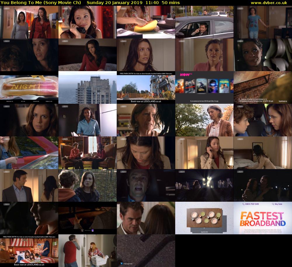 You Belong To Me (Sony Movie Ch) Sunday 20 January 2019 11:40 - 12:30