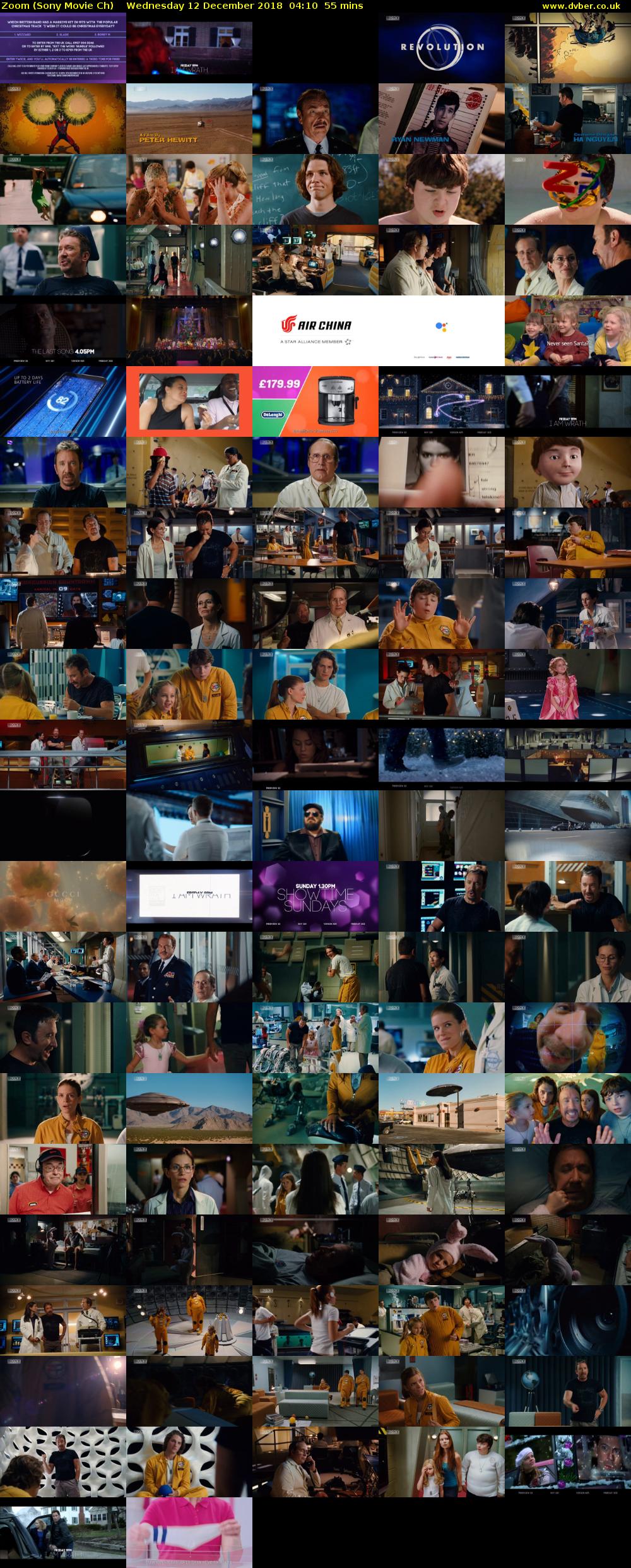 Zoom (Sony Movie Ch) Wednesday 12 December 2018 04:10 - 05:05