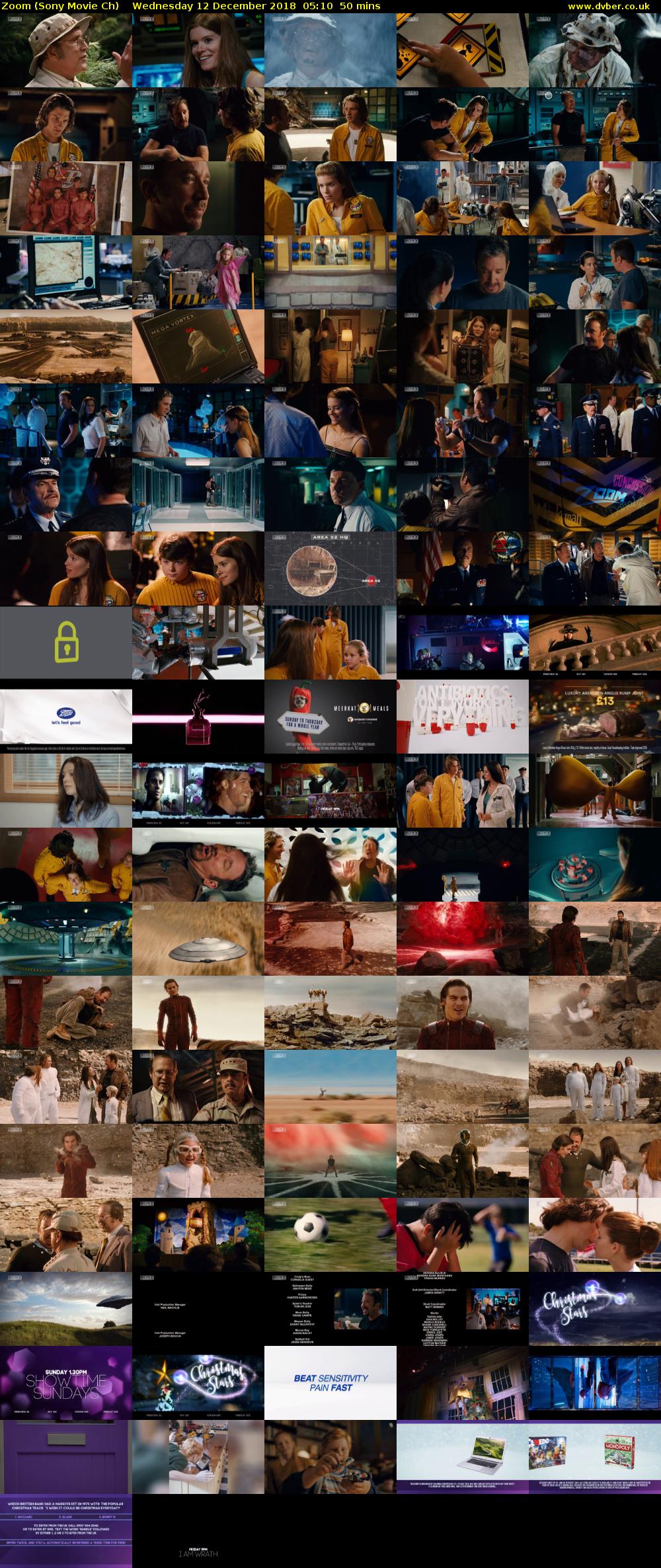 Zoom (Sony Movie Ch) Wednesday 12 December 2018 05:10 - 06:00