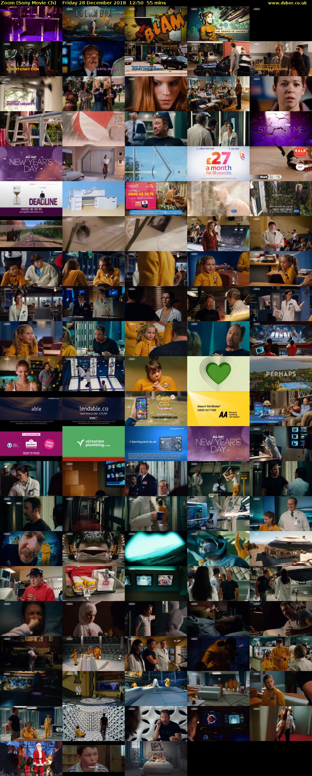 Zoom (Sony Movie Ch) Friday 28 December 2018 12:50 - 13:45