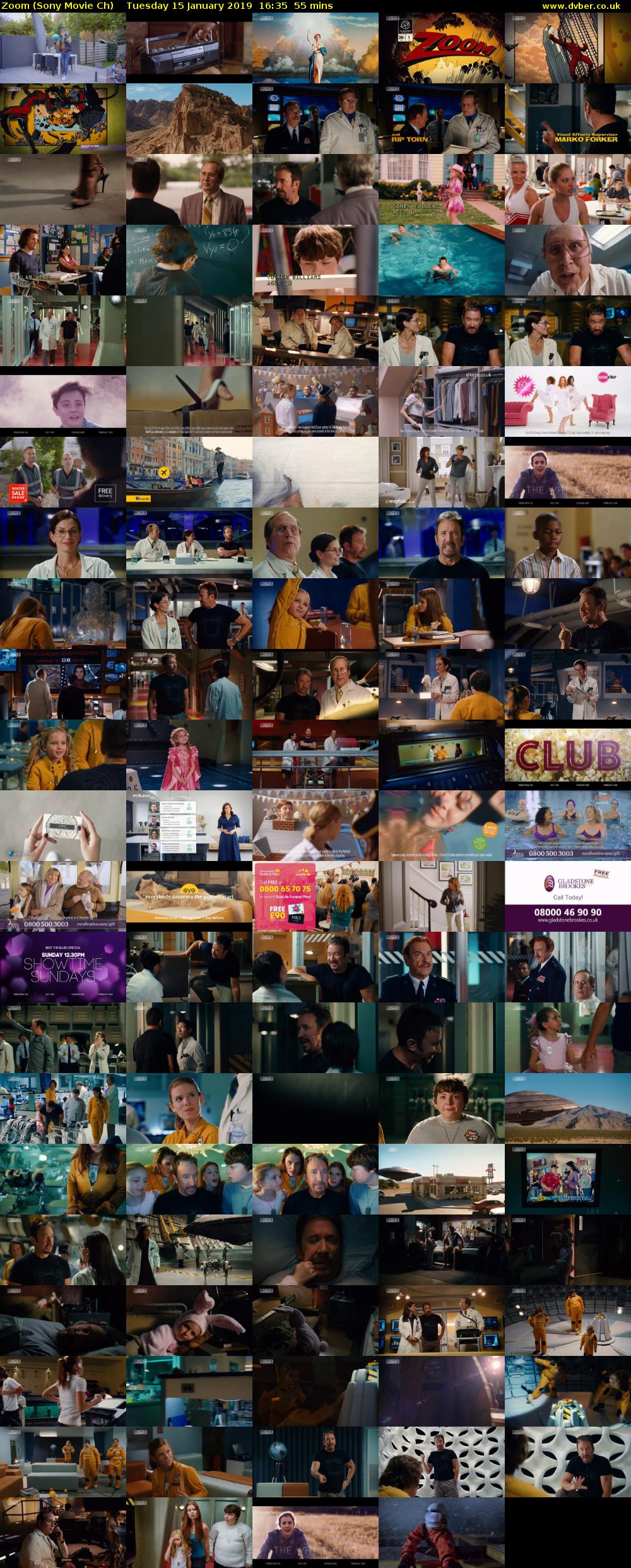 Zoom (Sony Movie Ch) Tuesday 15 January 2019 16:35 - 17:30