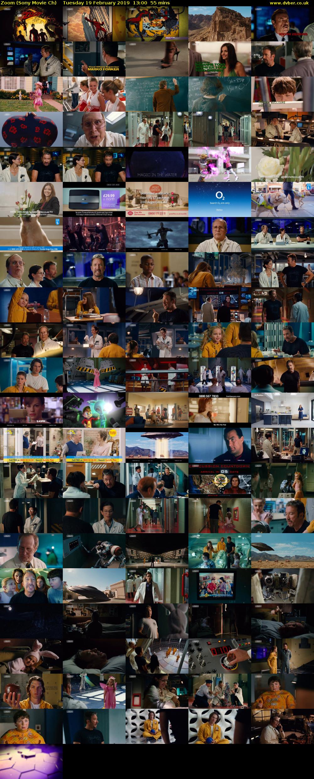 Zoom (Sony Movie Ch) Tuesday 19 February 2019 13:00 - 13:55