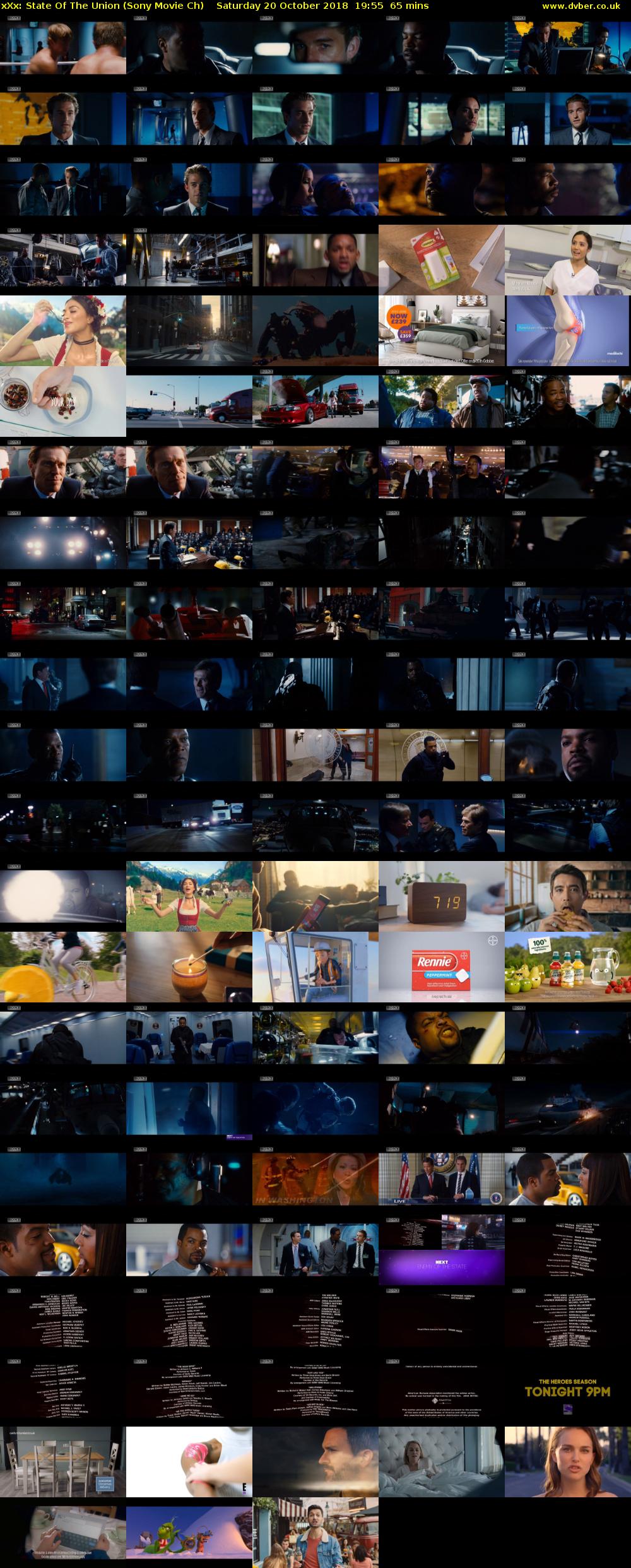 xXx: State Of The Union (Sony Movie Ch) Saturday 20 October 2018 19:55 - 21:00