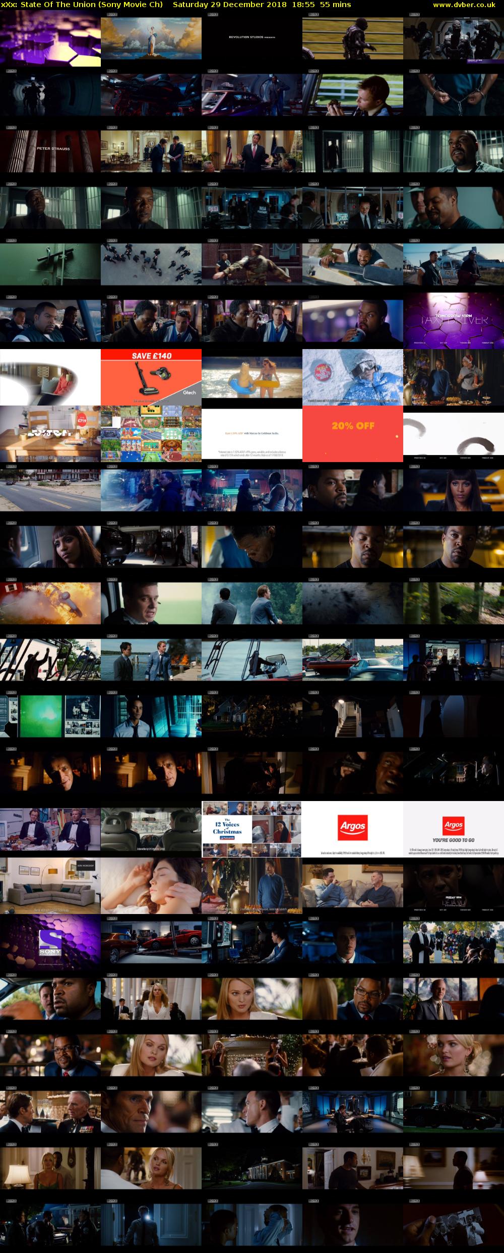 xXx: State Of The Union (Sony Movie Ch) Saturday 29 December 2018 18:55 - 19:50