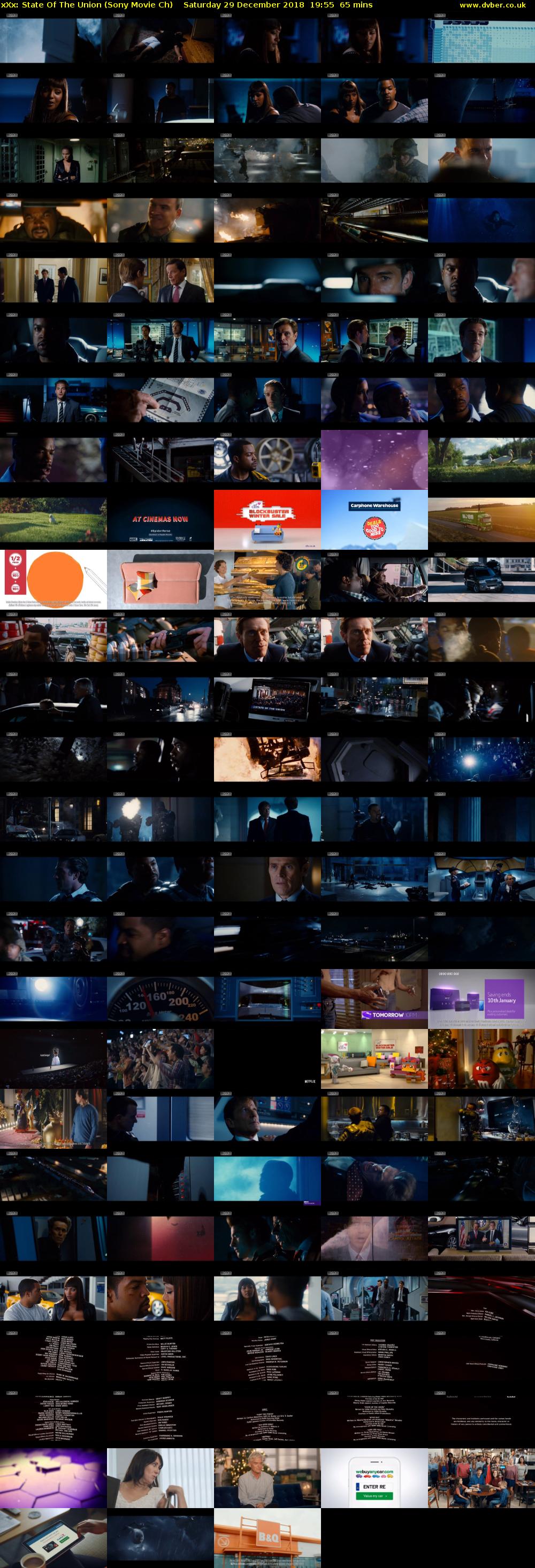 xXx: State Of The Union (Sony Movie Ch) Saturday 29 December 2018 19:55 - 21:00