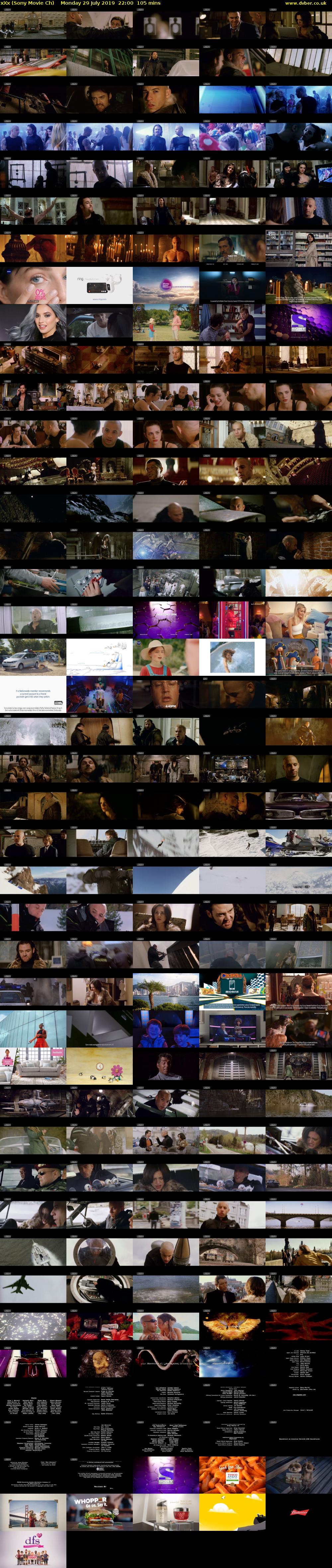 xXx (Sony Movie Ch) Monday 29 July 2019 22:00 - 23:45
