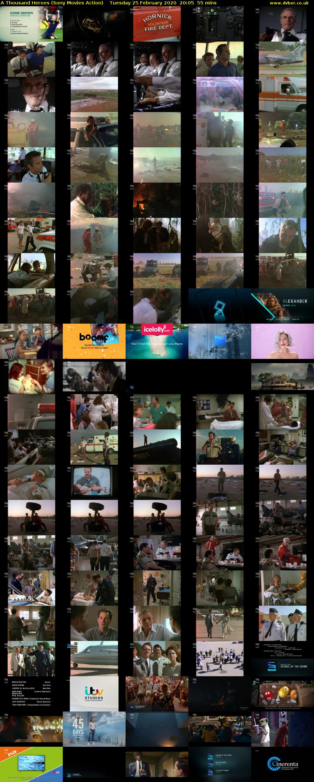 A Thousand Heroes (Sony Movies Action) Tuesday 25 February 2020 20:05 - 21:00