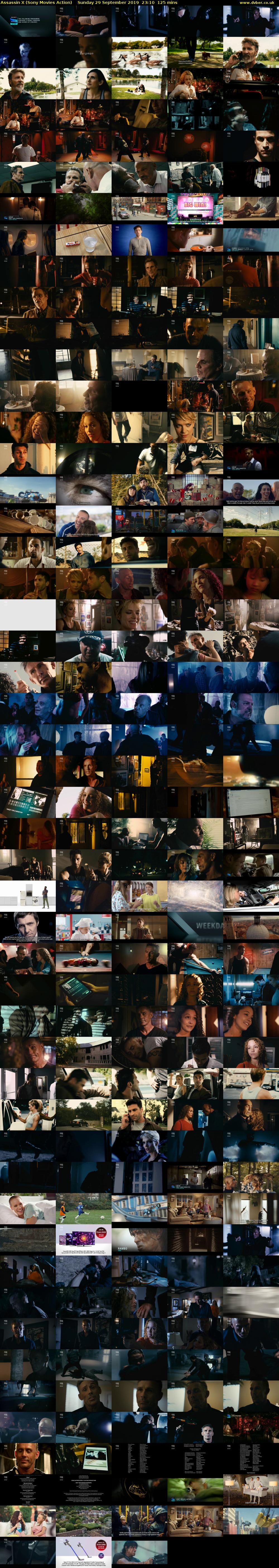 Assassin X (Sony Movies Action) Sunday 29 September 2019 23:10 - 01:15