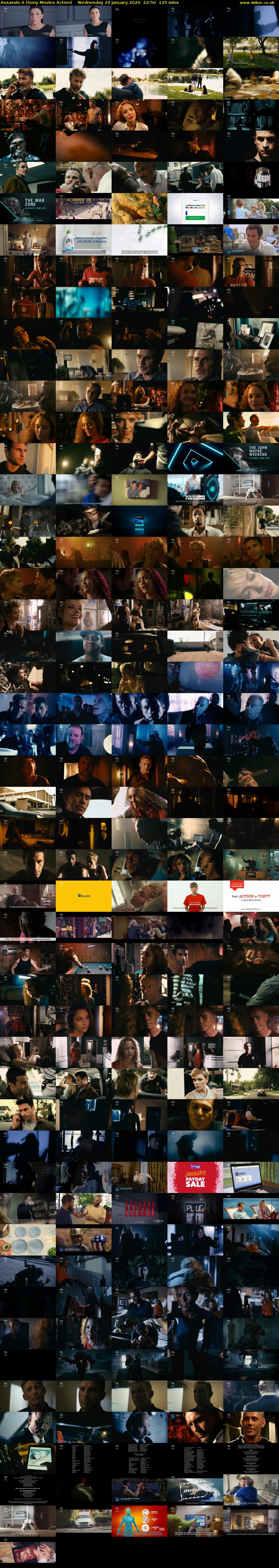 Assassin X (Sony Movies Action) Wednesday 29 January 2020 22:50 - 00:55