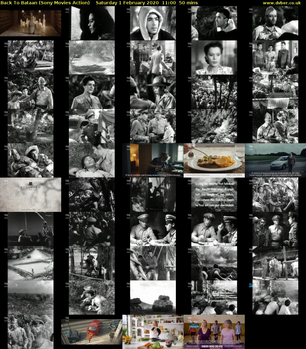 Back To Bataan (Sony Movies Action) Saturday 1 February 2020 11:00 - 11:50