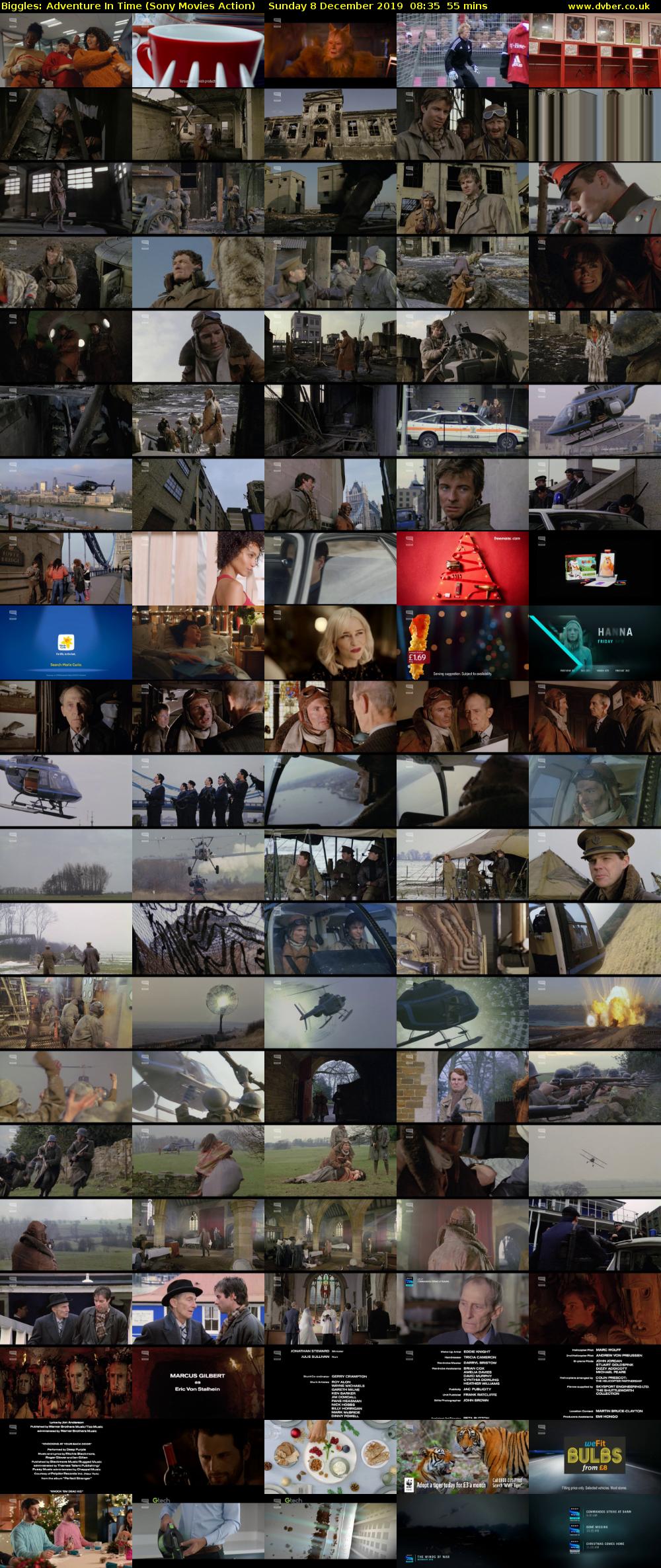 Biggles: Adventure In Time (Sony Movies Action) Sunday 8 December 2019 08:35 - 09:30