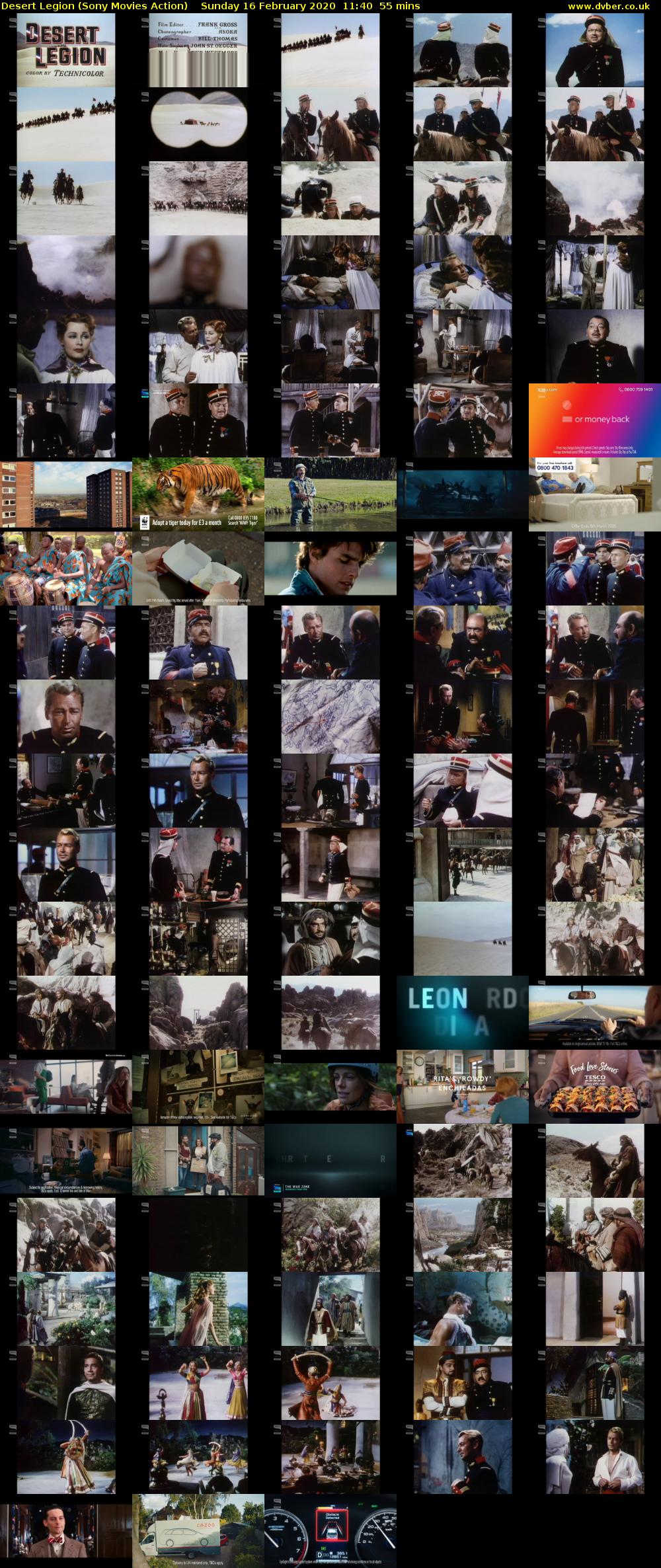 Desert Legion (Sony Movies Action) Sunday 16 February 2020 11:40 - 12:35