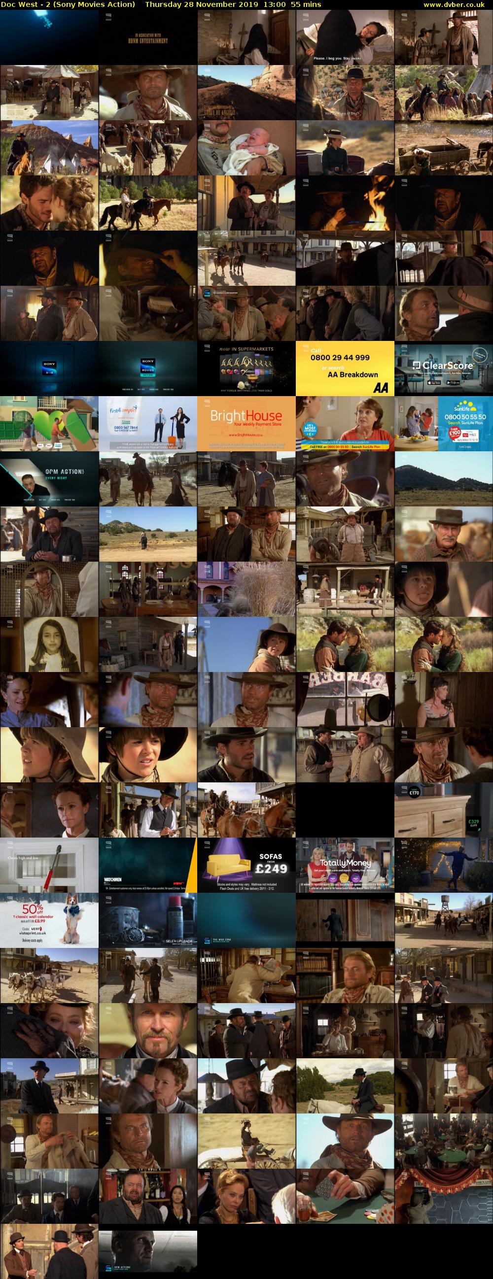 Doc West - 2 (Sony Movies Action) Thursday 28 November 2019 13:00 - 13:55