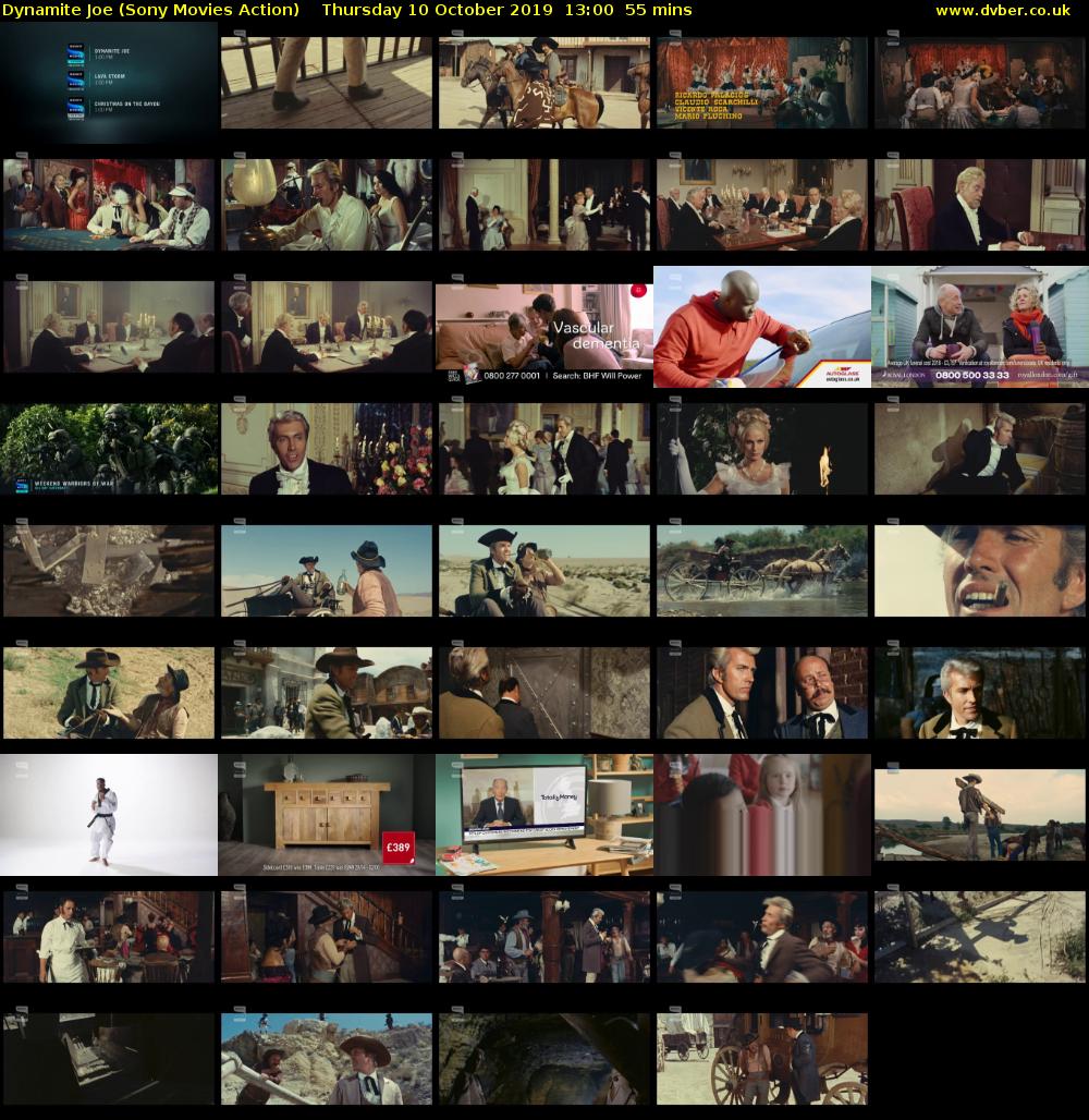 Dynamite Joe (Sony Movies Action) Thursday 10 October 2019 13:00 - 13:55