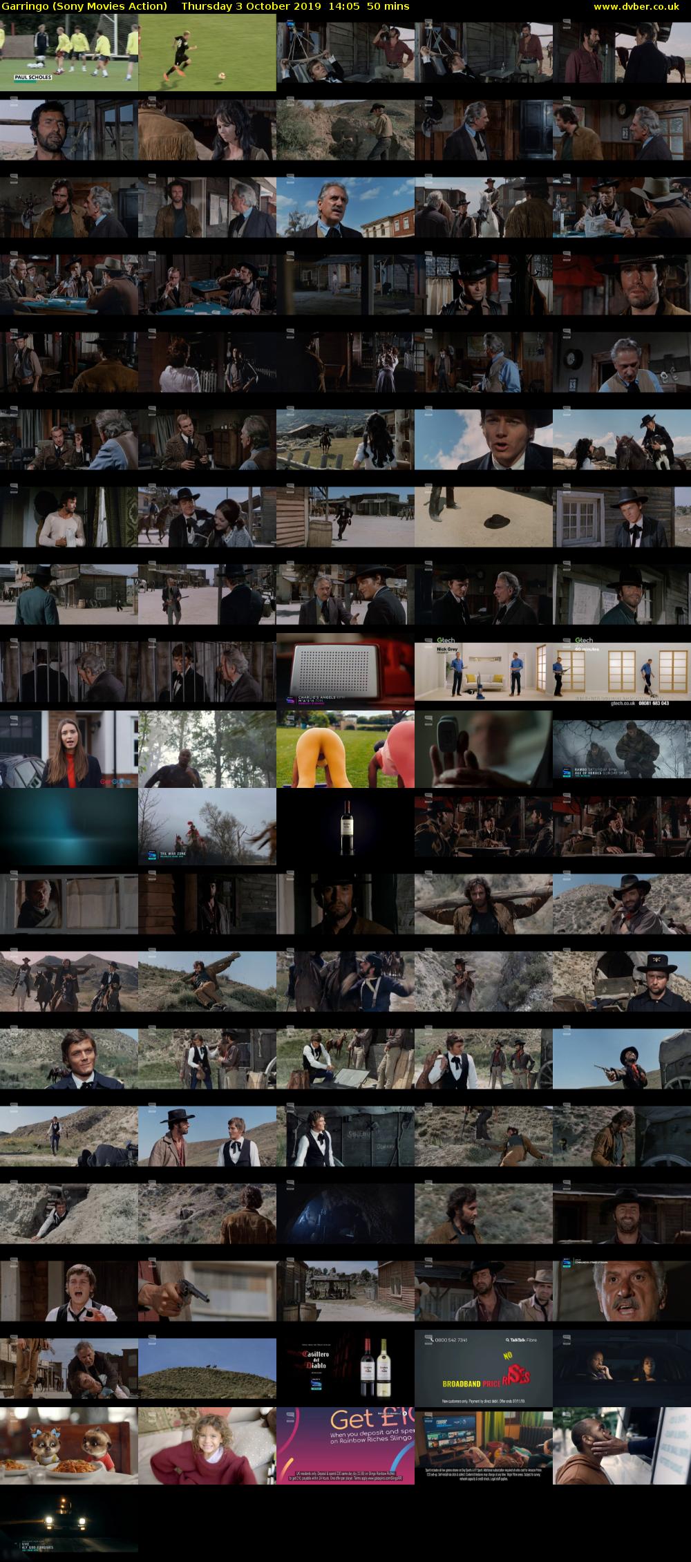 Garringo (Sony Movies Action) Thursday 3 October 2019 14:05 - 14:55