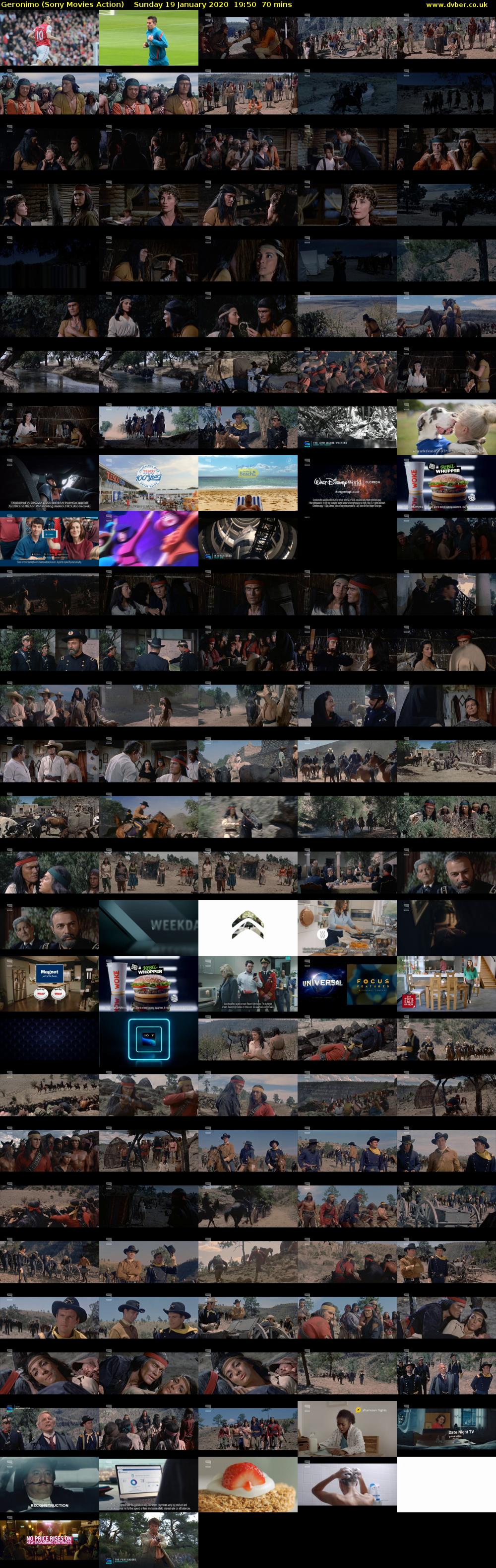 Geronimo (Sony Movies Action) Sunday 19 January 2020 19:50 - 21:00