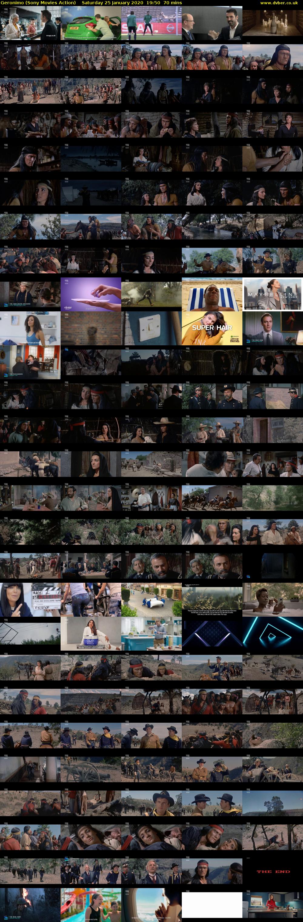 Geronimo (Sony Movies Action) Saturday 25 January 2020 19:50 - 21:00