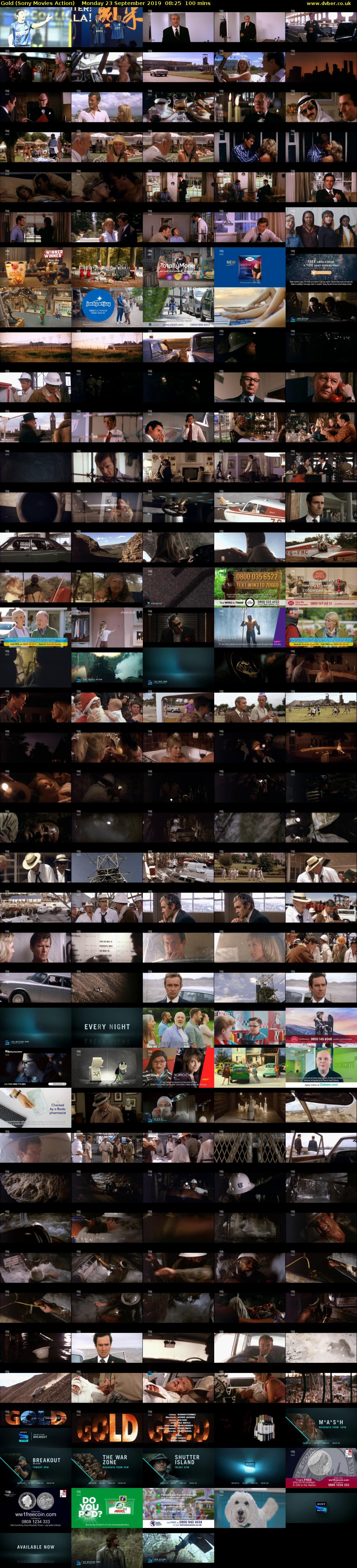 Gold (Sony Movies Action) Monday 23 September 2019 08:25 - 10:05